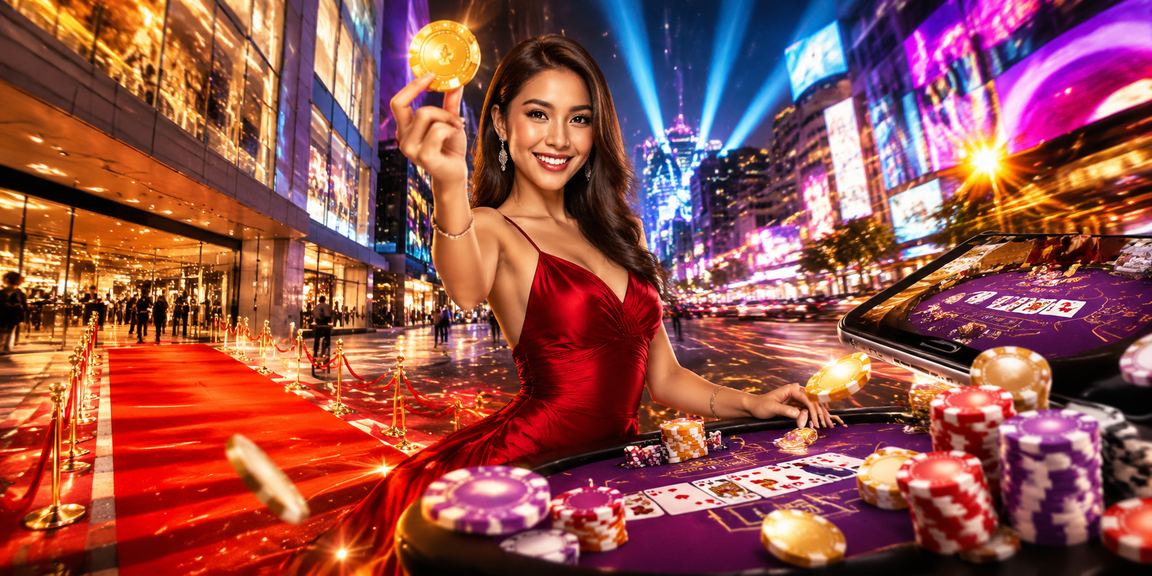 Permainan baccarat dalam talian dengan penyiar langsung di Kuala Lumpur melalui platform 68100